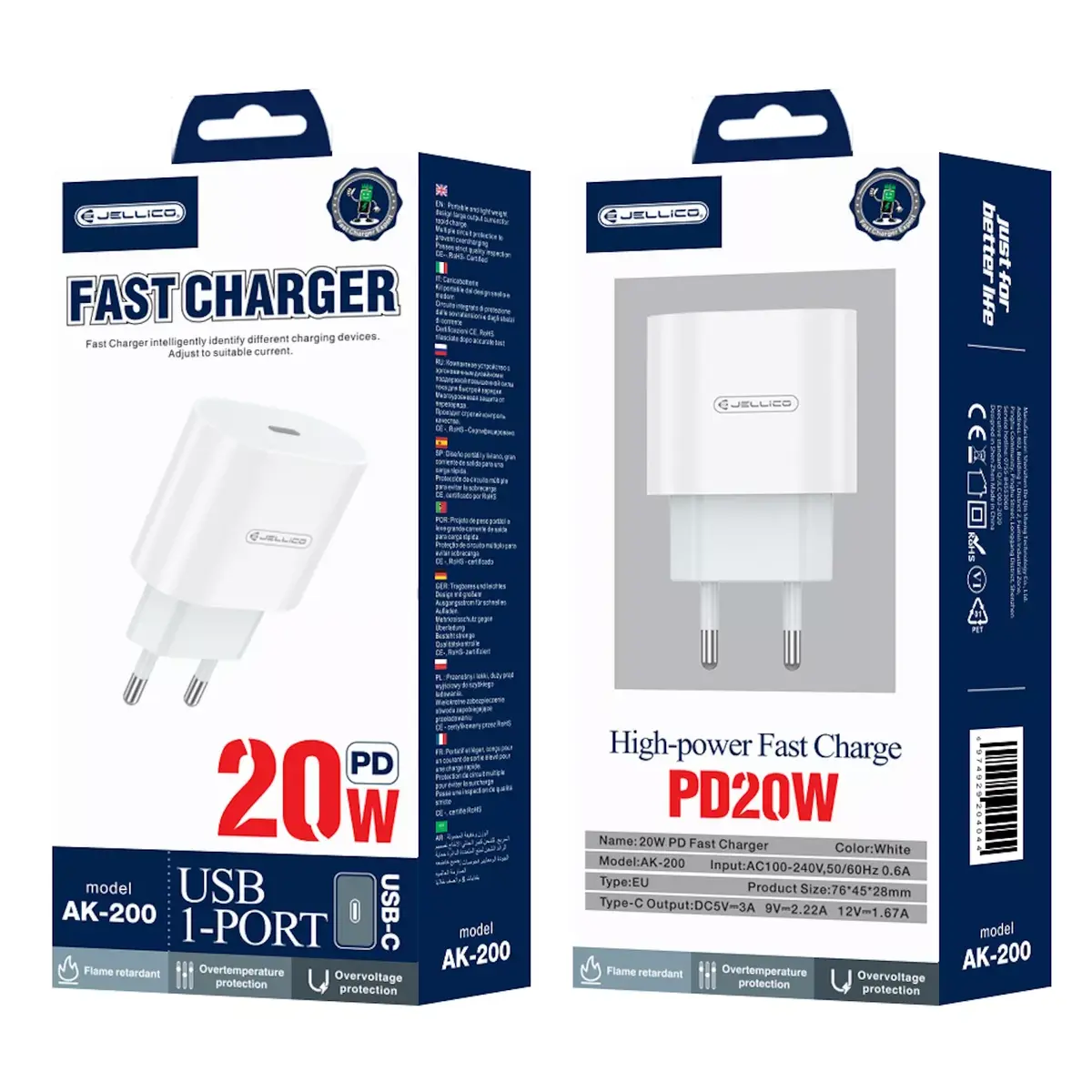 Jellico AK-200 20W USB-C Charger Photo 7