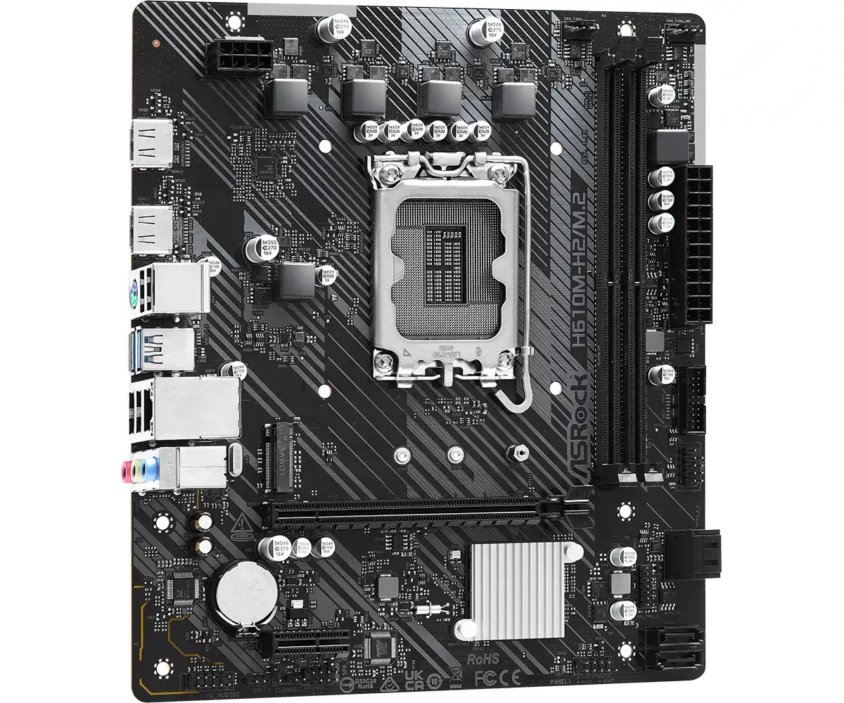 ASRock H610M-H2/M.2 micro ATX motherboard Photo 3
