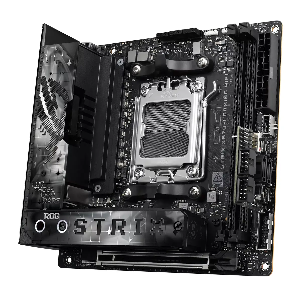 ASUS ROG STRIX X870-I GAMING WIFI mini ITX motherboard Photo 2