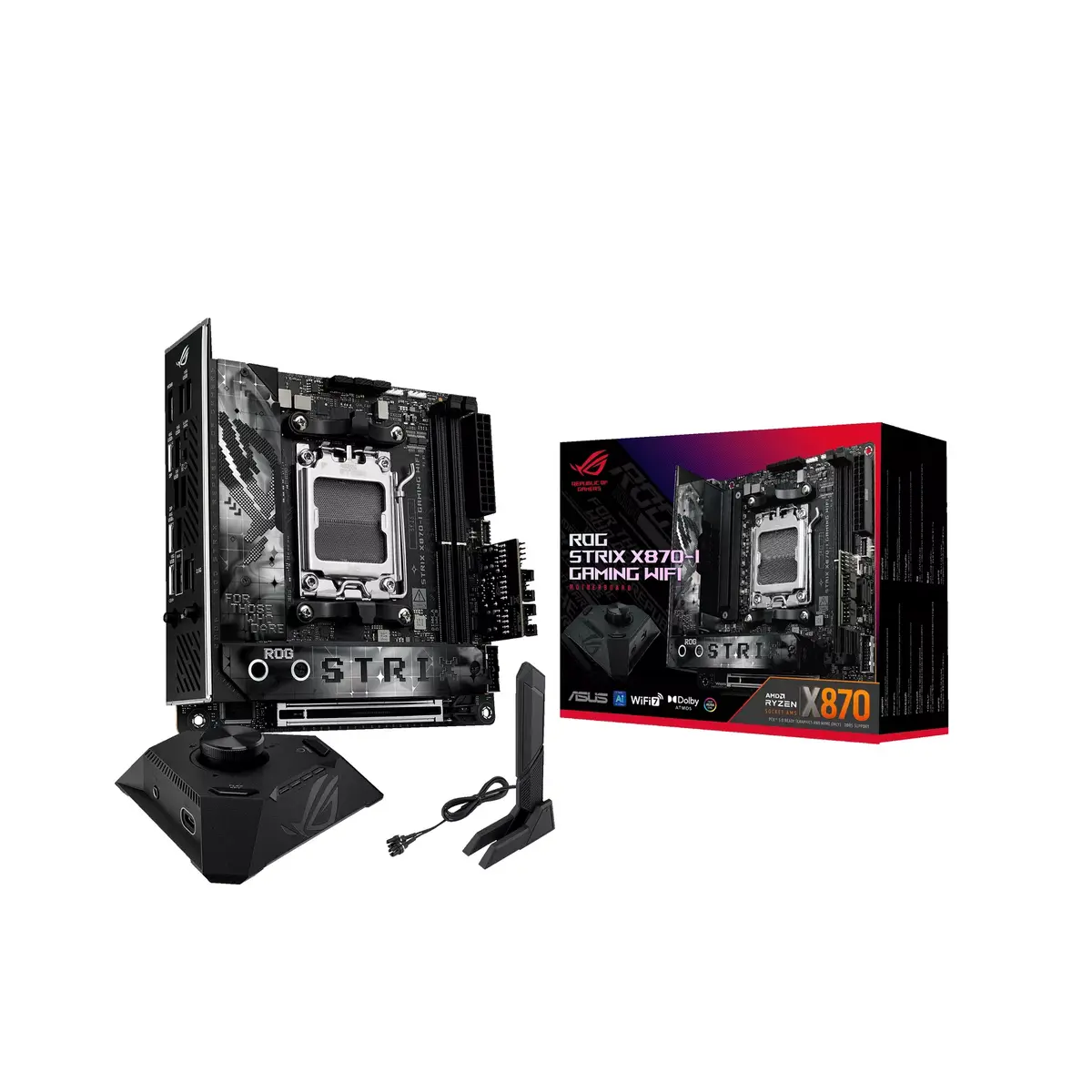 ASUS ROG STRIX X870-I GAMING WIFI mini ITX motherboard Photo 9