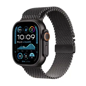Smartwatch Apple Watch Ultra 2 GPS + Cellular 49mm Black Titanium Case with Black Titanium Milanese Loop - M