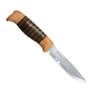 Knife HELLE Sigmund — Scandinavian fixed-blade hunting and outdoor knife, wooden handle