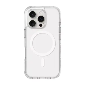 Protective case LAUT CRYSTAL MATTER X for iPhone 16 Pro Max, transparent, PC+TPU, fits 6.7"