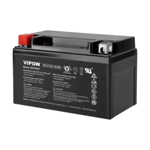 Svina-skābes motocikla akumulators VIPOW 12V 7Ah modelis CSB-127/BAT0507 Wi