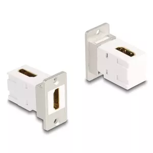 DeLOCK keystone module 67167 Flat Angled HDMI Silver White