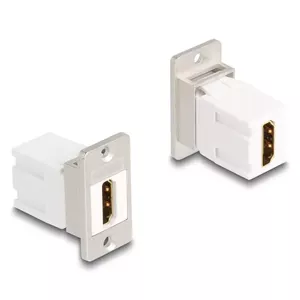 DeLOCK keystone modulis 67166 HDMI plakans sudrabs balts