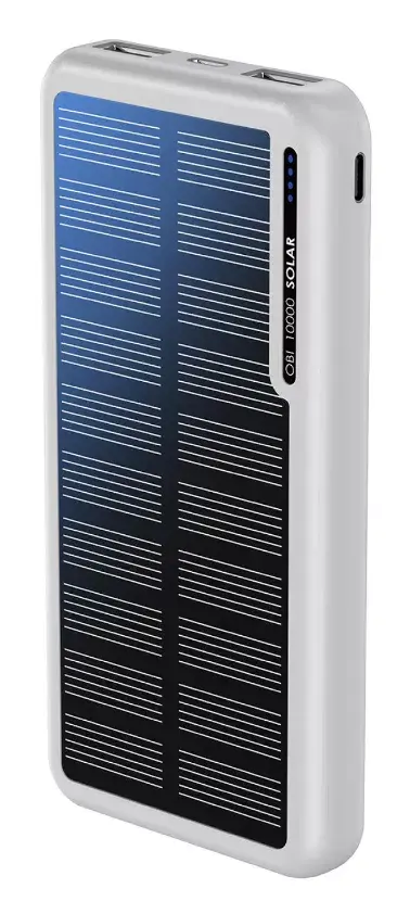 Portable Charger Boompods Obi-Solar, POSWHT Photo 2