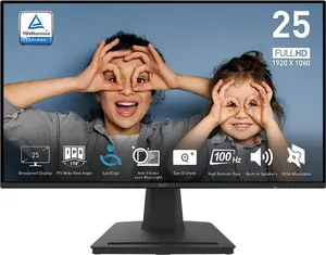 MSI PRO MP252 Компьютерный монитор 24.5" Full HD IPS LED 100Гц 4 мс Встроенные динамики Черный