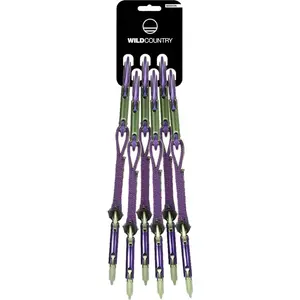 Locking carabiner Wild Country 40-0000002003-5823-1 Green Purple 6 pcs