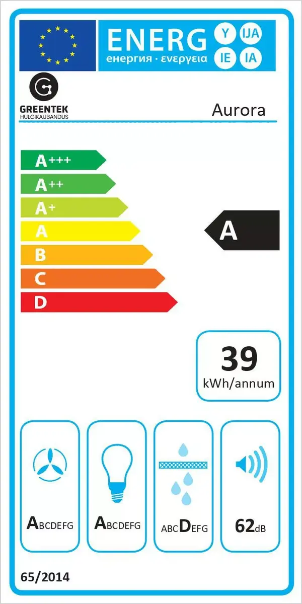 Встраиваемая вытяжка Greentek AURORAW AURORAWSL Photo 3