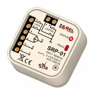 Roller shutter controller ZAMEL SRP-01 wired — electronic control module for motorized blinds and shutters