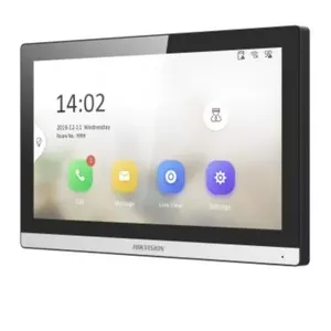 Iekštelpu stacija Hikvision DS-KH6350-WTE1 IP ar 7" skārienjūtīgu ekrānu videointerfona