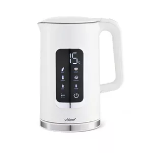Электрический чайник Maestro MR-024 1.7 л 1850–2200 Вт белый, нержавеющая сталь внутри, регулировка температуры, подогрев