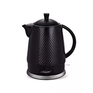 Электрический чайник Maestro MR-069 1.5 л 1500 Вт черный, керамический корпус, скрытый нагревательный элемент