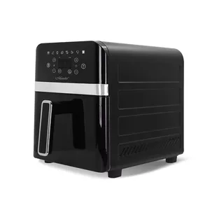 Gaisa fritiere Maestro MR-759, 9 L, 1900 W, 8 programmas, 60–200°C, melna