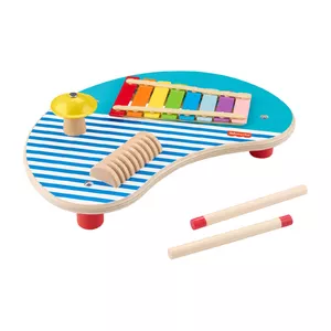 Rotaļlieta mūzikas instruments Fisher-Price Wooden Music Table Daudzkrāsains