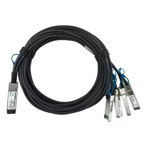 DAC кабель BlueOptics MCP7F00-A01AR-BL 2м QSFP28 на 4x SFP28 черный