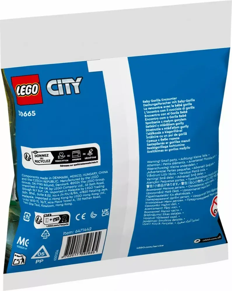 LEGO City Jungle Explorer Baby Gorilla 30665 Photo 3