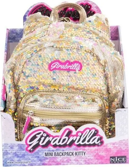 Mugursoma nice Girabrilla Kitty golden 02508C Photo 2