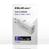 GaN lādētājs QOLTEC 51822 65W 2×USB A 2×USB‑C Photo 3