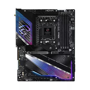 Материнская плата ASROCK MK X870E NOVA WIFI AMD X870E Socket AM5 ATX, DDR5, 4 слота DIMM, 256 ГБ, Wi‑Fi 7, BT 5.4, 5Gb LAN, PCIe Gen5 M.2