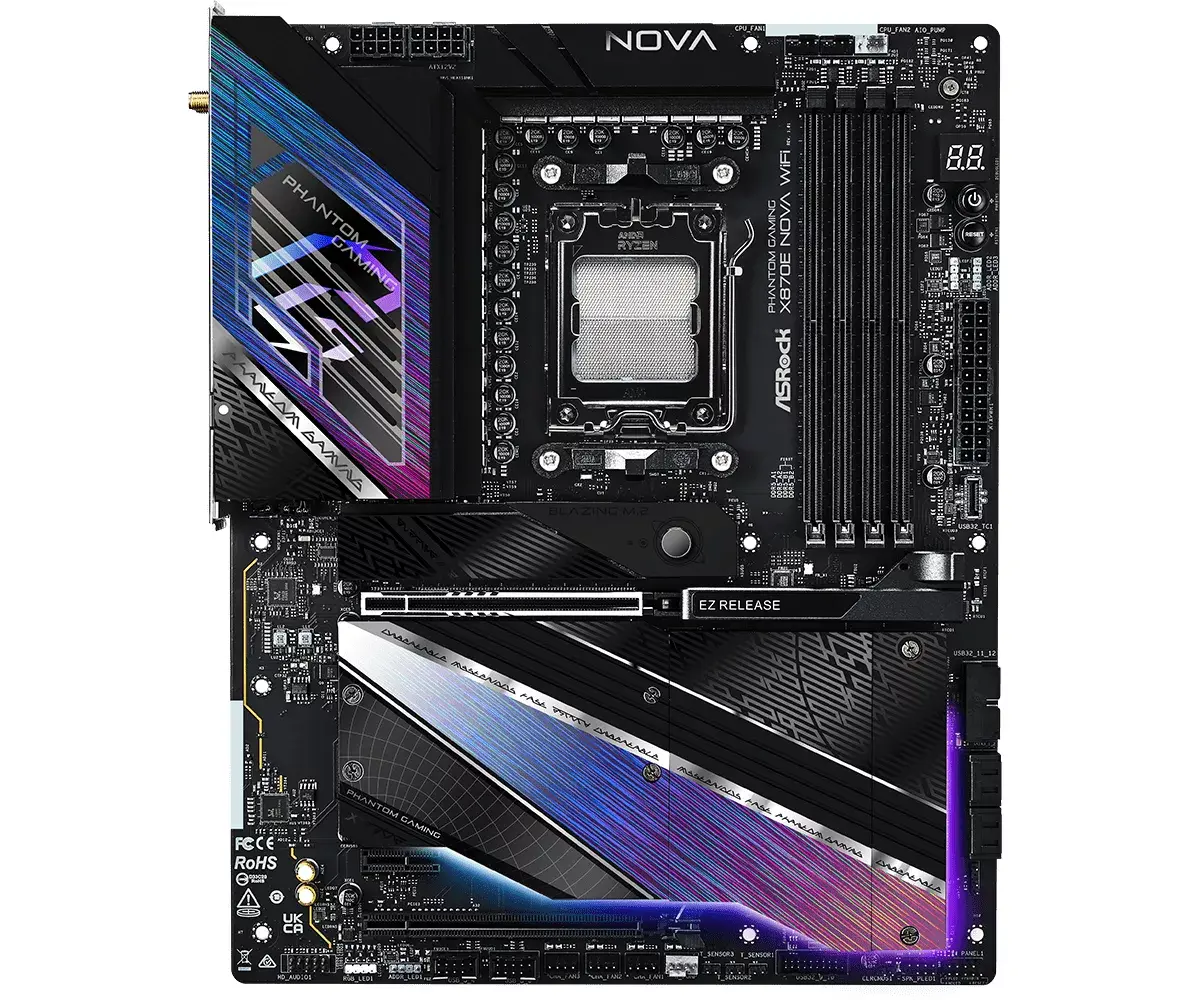 Материнская плата ASROCK MK X870E NOVA WIFI (Socket AM5) Photo 2