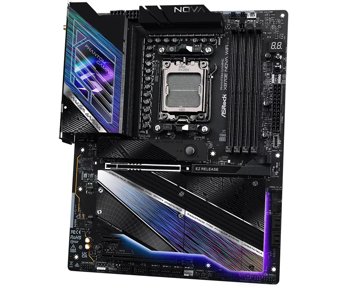 Материнская плата ASROCK MK X870E NOVA WIFI (Socket AM5) Photo 4