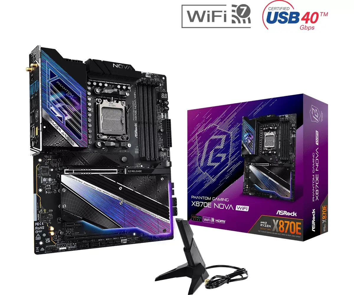 Материнская плата ASROCK MK X870E NOVA WIFI (Socket AM5) Photo 9
