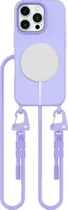 MagSafe necklace Tech-Protect Magnecklace for iPhone 16 Pro — Lavender magnetic pendant carrying accessory