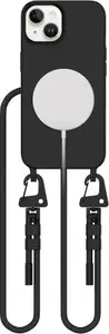MagSafe Necklace Tech-Protect Magnecklace for iPhone 14 Black — magnetic necklace case accessory
