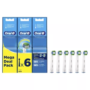 Toothbrush Head Oral-B Precision Clean 80339528 6 pcs White
