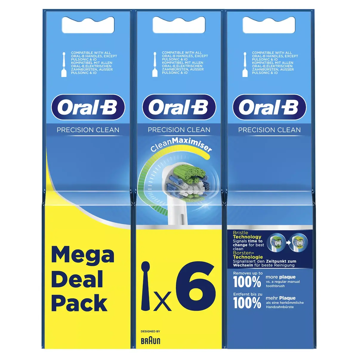 Toothbrush Head Oral-B Precision Clean 80339528 Photo 2