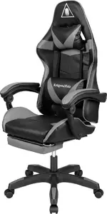 Gaming chair kruger & matz GX-150 Black-Grey with adjustable height and reclining backrest