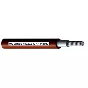 Photovoltaic cable MG Wires H1Z2Z2-K-R 1x4 mm² 0.6/1 kV