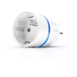 Smart plug SATEL ASW-200 F-W ABAX2 Schuko — wireless remote-controlled outlet, ABAX2 protocol