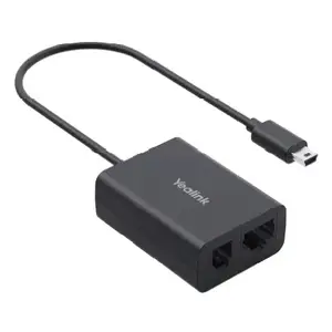 EHS adapter Yealink EHS62 — headset/headphone accessory, black