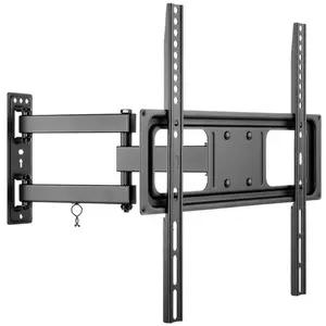 Goobay TV wall mount Basic FULLMOTION (M) for 32 to 55-inch screens, supports up to 35 kg with VESA 400x400 mm, black