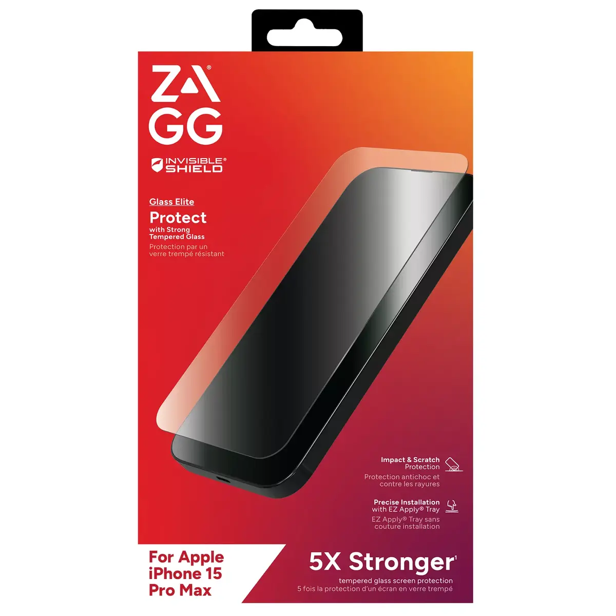 Ekrāna aizsargs ZAGG InvisibleShield Glass Elite AM E iPhone 15 Pro Max Photo 6
