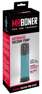 Penis pump mister boner Mr.Boner automatic vacuum pump, USB rechargeable, 8 modes, cylinder 29 cm, insertion depth 19.8 cm