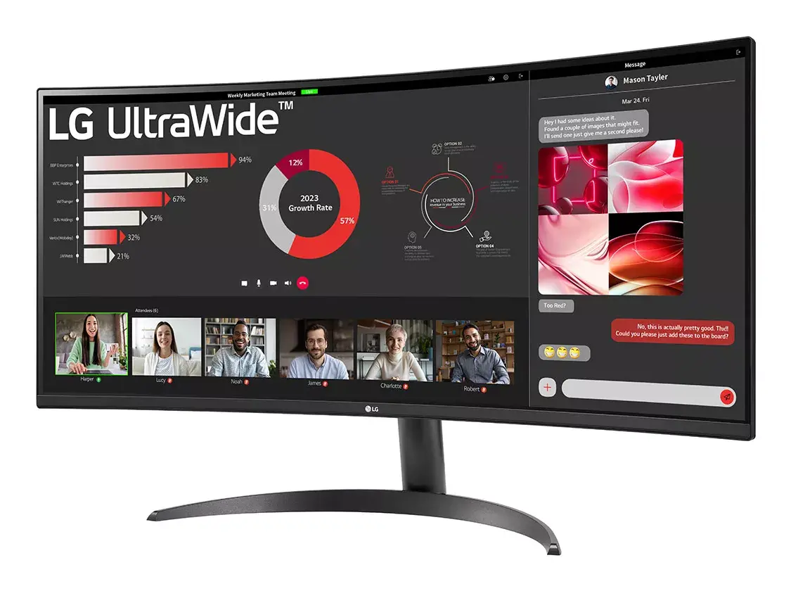LG 34WR50QK-B 34" изогнутый WQHD монитор Photo 2