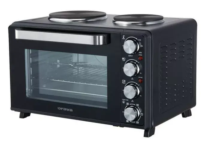 ORAVA ELEKTRAX48 Mini Oven with 2 Hot Plates Photo 2