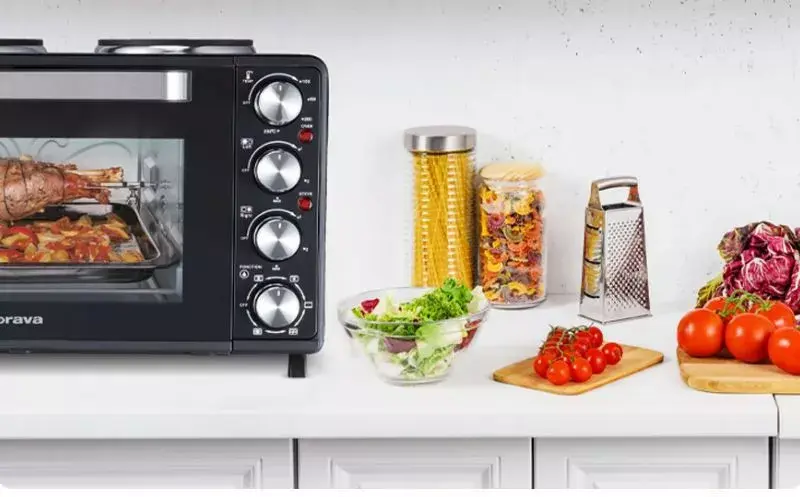 ORAVA ELEKTRAX48 Mini Oven with 2 Hot Plates Photo 4