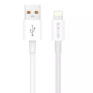 Charging cable Jellico B1 Durable-Soft Lightning to USB 20W 1 m White