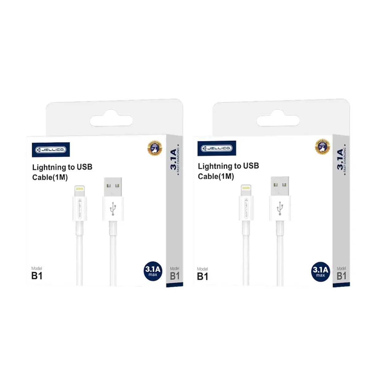 Кабель Jellico B1 Lightning — USB 20 Вт 1 м Photo 5