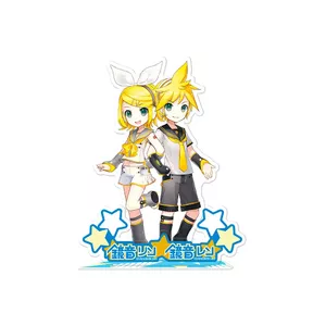Collectible acrylic figure ABYstyle Hatsune Miku – Kagamine Rin & Len duo, compact display figurine