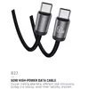 USB-C — USB-C kabelis Jellico B27 60W 1 m Photo 4