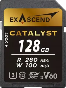 SDXC memory card Exascend EX128GSDV60 128GB UHS-II V60 U3