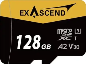 microSDXC memory card Exascend EX128GUSDU1-AD 128GB UHS-I A2 V30 U3