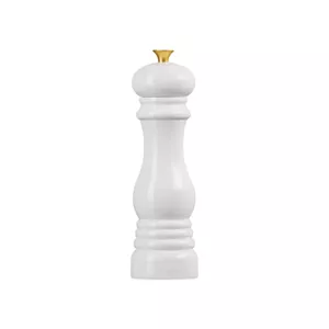 Pepper mill Le Creuset 21 cm white — ceramic grinder, adjustable coarseness