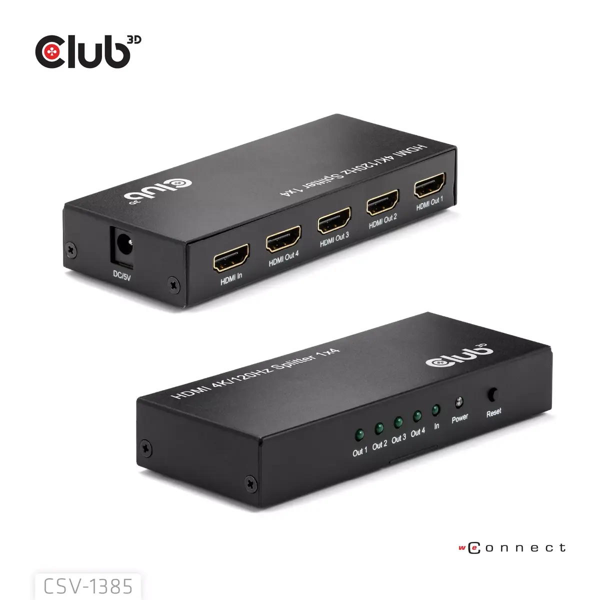 HDMI сплиттер CLUB3D 1 к 4 4K120Hz Photo 7